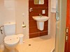 Bulharsko-Zlaté Písky-hotel Bellevue Park-dvoulůžkový pokoj-koupelna a WC